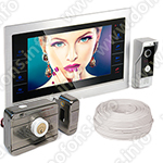 Комплект: видеодомофон HDcom S-101AHD с электромеханическим замком Anxing Lock - AX066